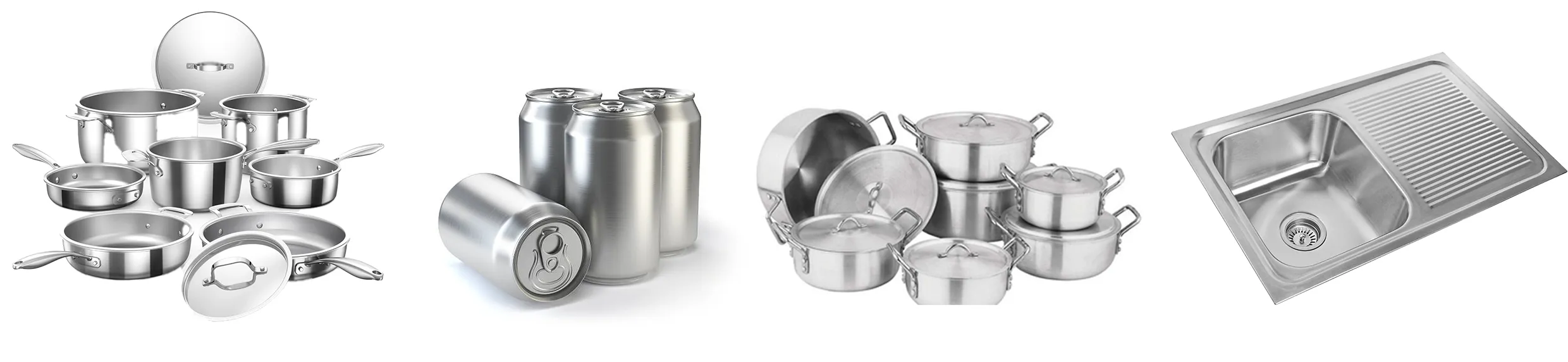 Cookware Utensils And Cans For Food And Beverages